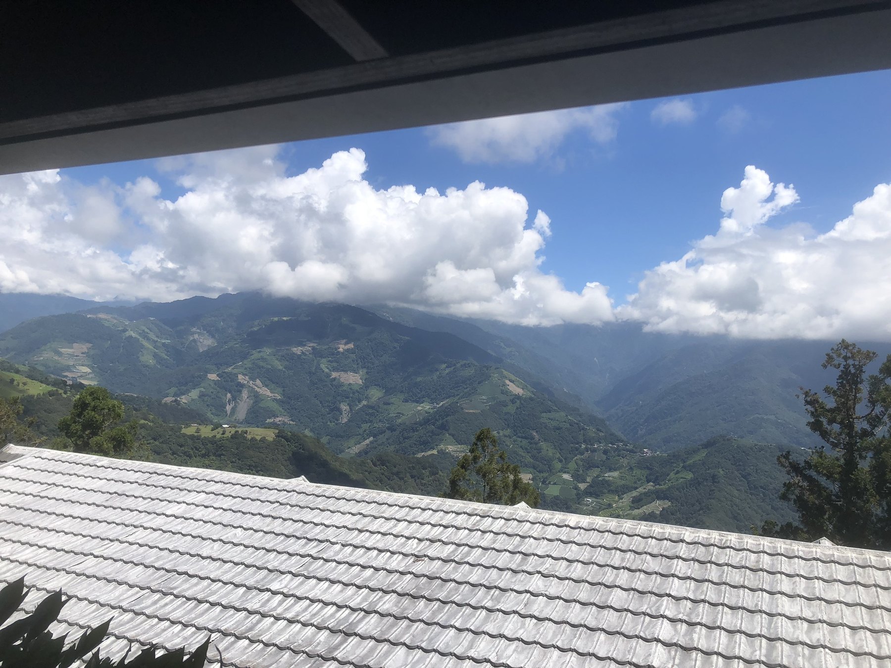 清境スカイガーデンから見る山景色