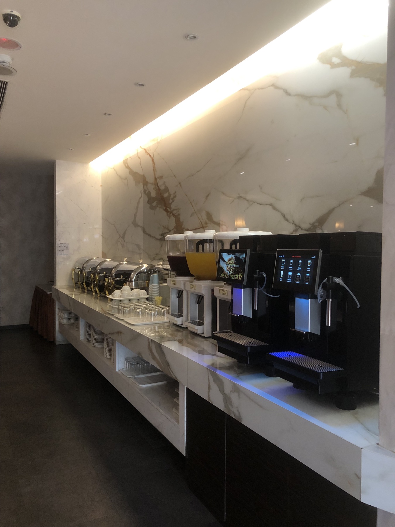 24-hour snack lounge at SOL Hotel Hsinchu